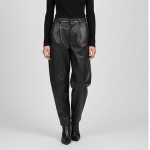 Vintage 100%‎ leather trousers pants